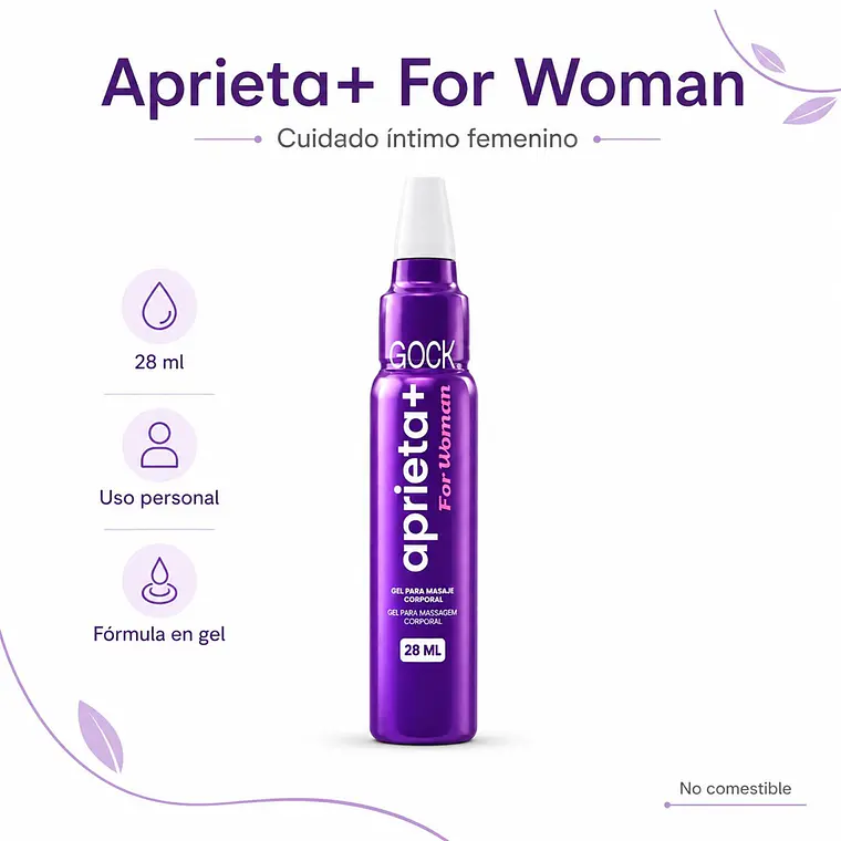 Gel Estrechante Vaginal For Woman 28 ml – Firmeza y Placer Inmediato a Base de Agua 2