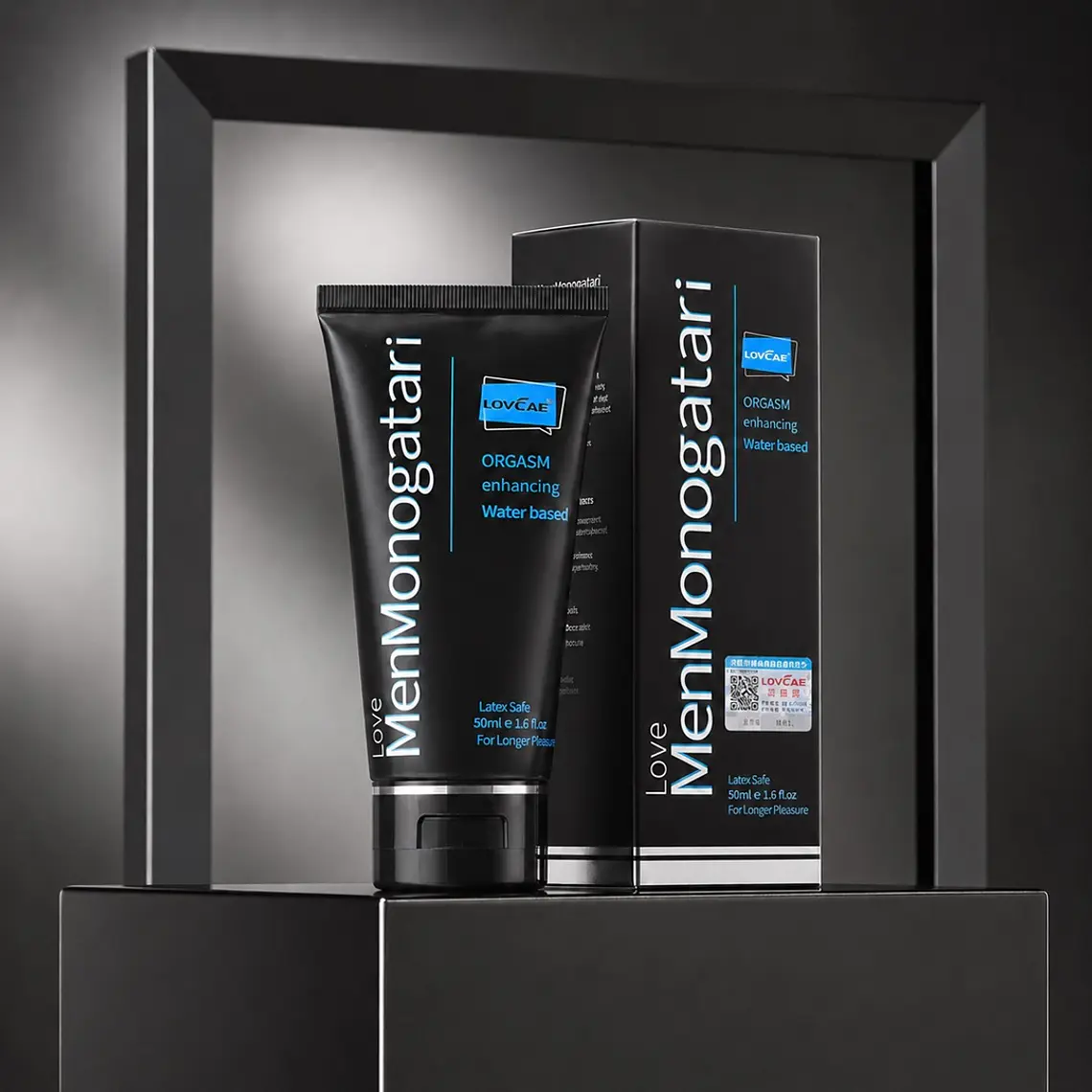 Lubricante Íntimo Love Men Monogatari 50 ml | Base Agua Larga Duración Vaginal y Anal 2