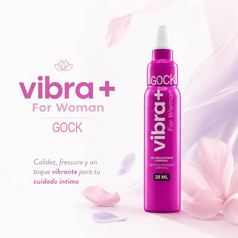 Gel Excitante Femenino Vibra+ For Woman 28 ml | Orgasmo Intenso, Base Agua, Estimulante Clitoridiano 3