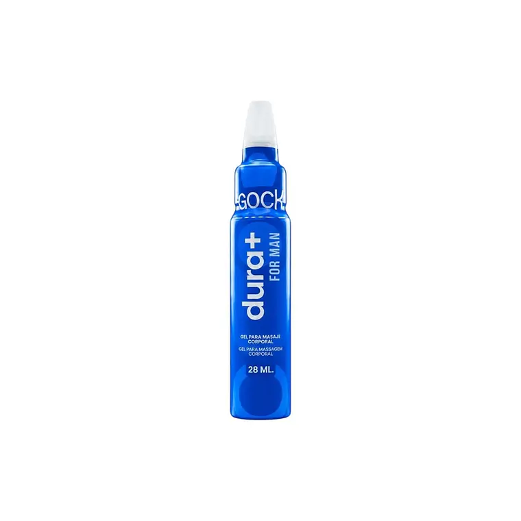 Gel Retardante Masculino Dura+ For Man 28 ml | Control del Tiempo, Base Agua, Compatible con Preservativos 1