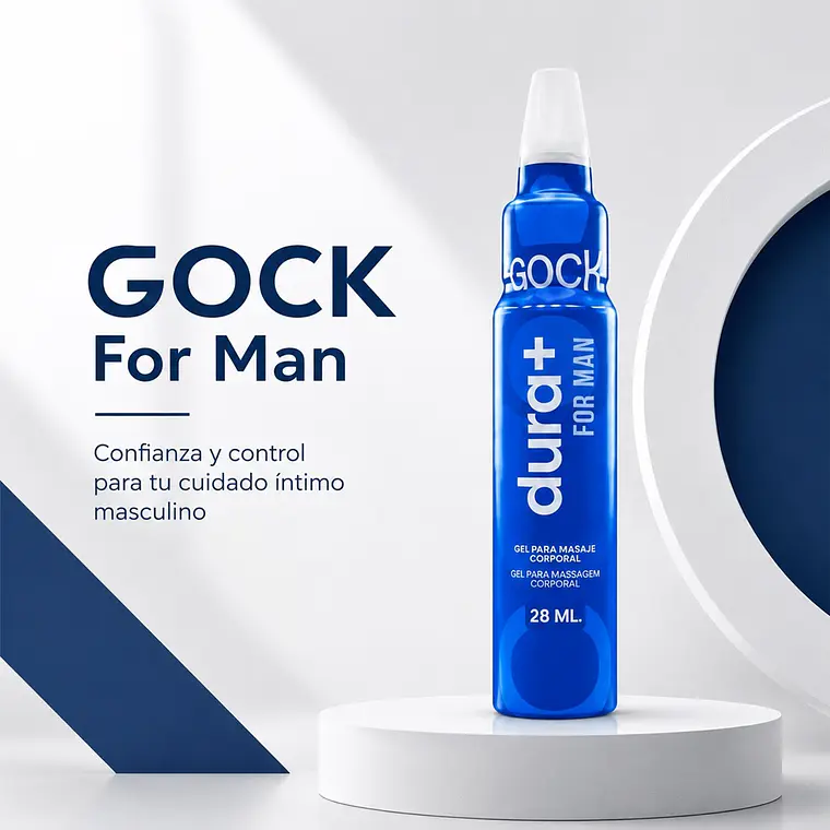 Gel Retardante Masculino Dura+ For Man 28 ml | Control del Tiempo, Base Agua, Compatible con Preservativos 3