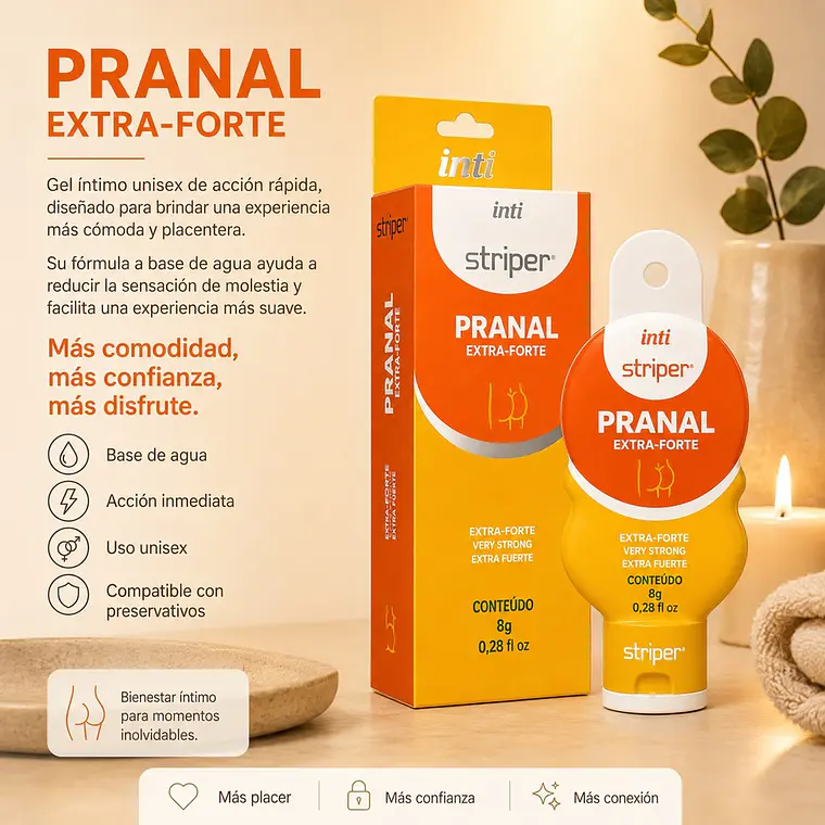 Gel Íntimo Anal Desensibilizante con Vitamina E – Striper Pranal Extra Fuerte 2