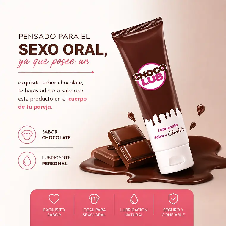 Lubricante Íntimo Sabor Chocolate ChocoLub 30ml – Starsex 2