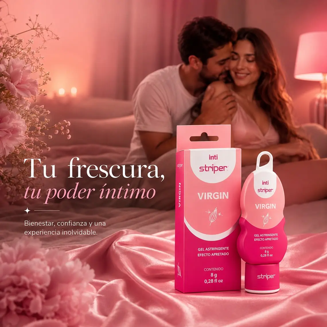 Gel Astringente Íntimo Femenino Virgin Striper Intt Cosméticos 30 ml 4