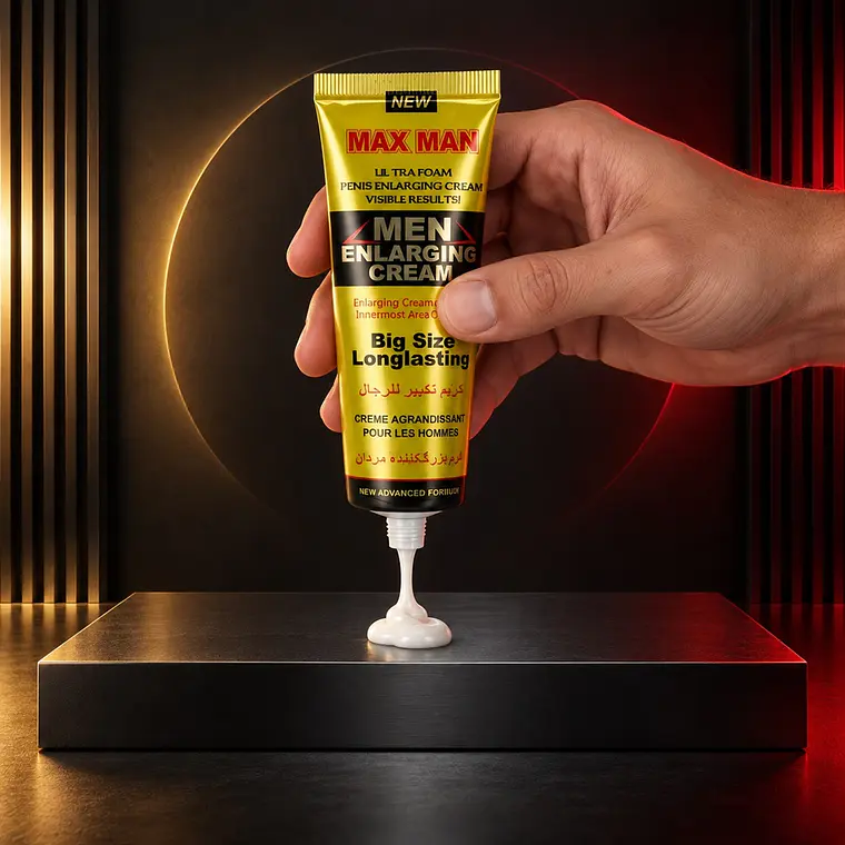 Max Man Men Enlarging Cream 50 g – Crema Íntima Masculina para Alargamiento y Engrosamiento 3