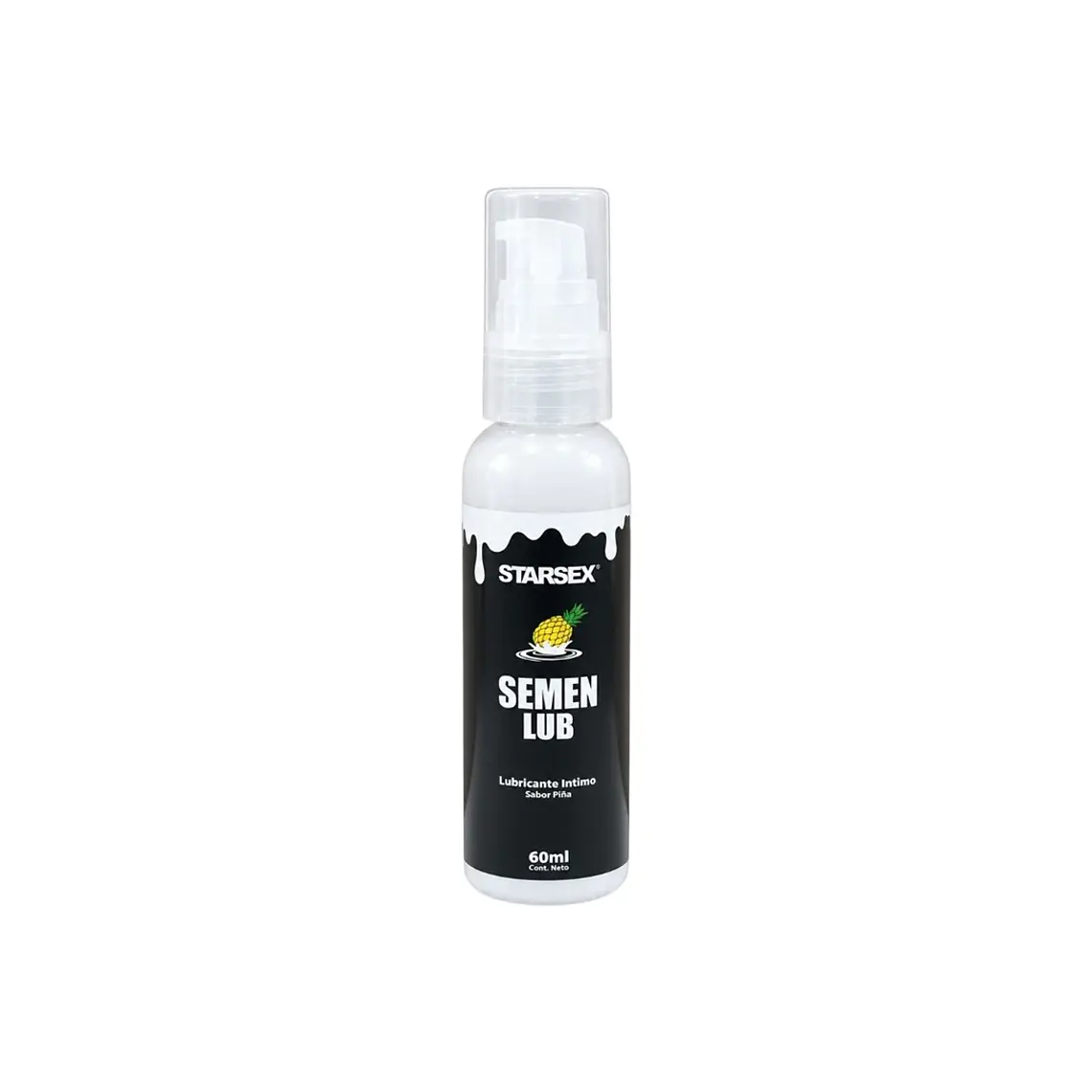 Lubricante Íntimo Semen Lub Starsex Sabor Piña 60 ml 1