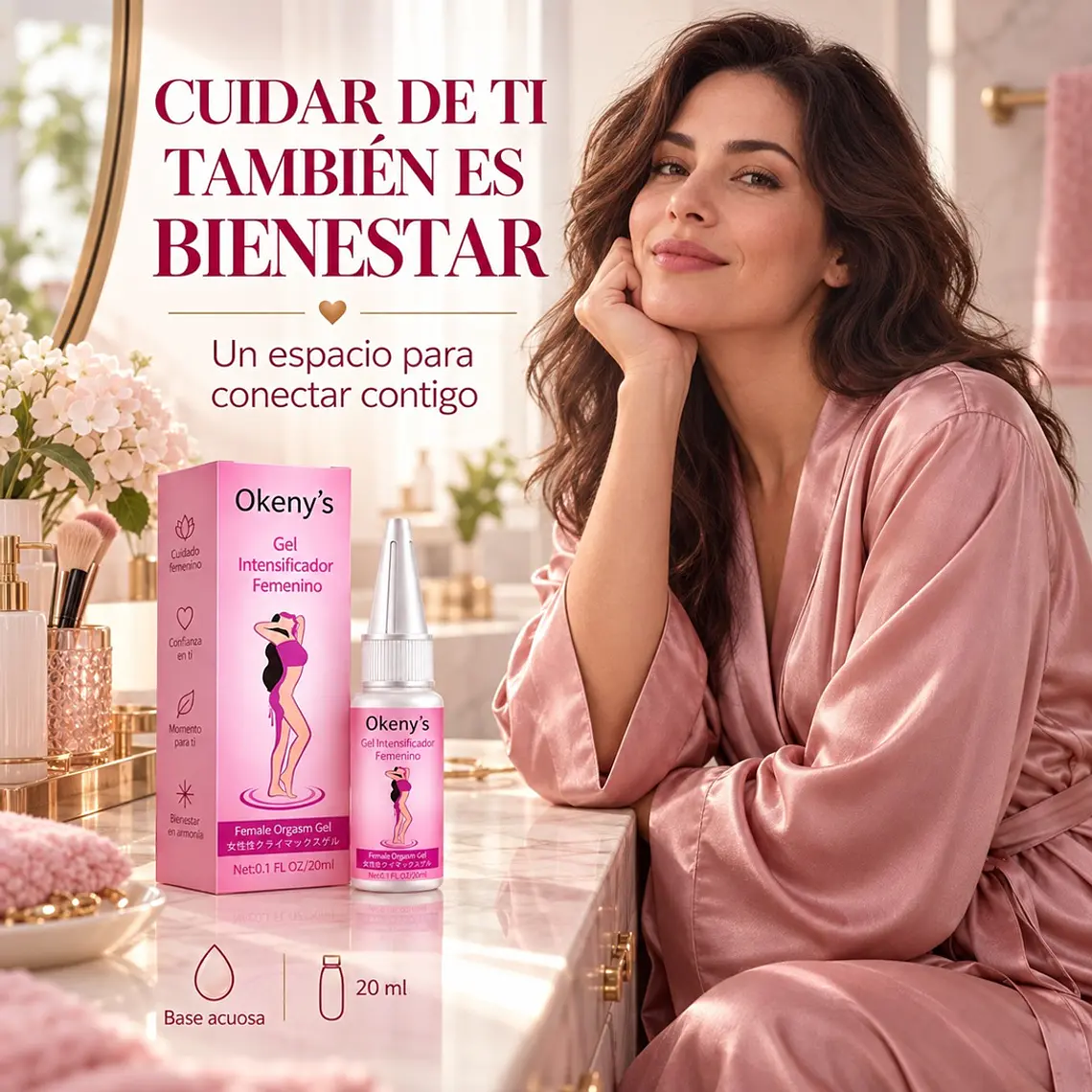 Lubricante Vaginal Estrechante Okeny’s Gel 20 ml – Fórmula Acuosa 3
