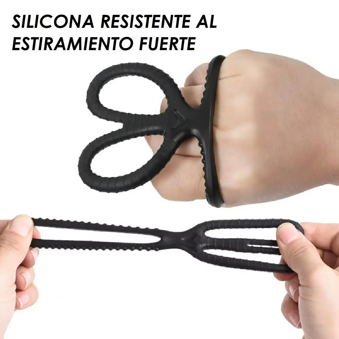 Anillo Retardante Masculino de Silicona tipo Tijera 4