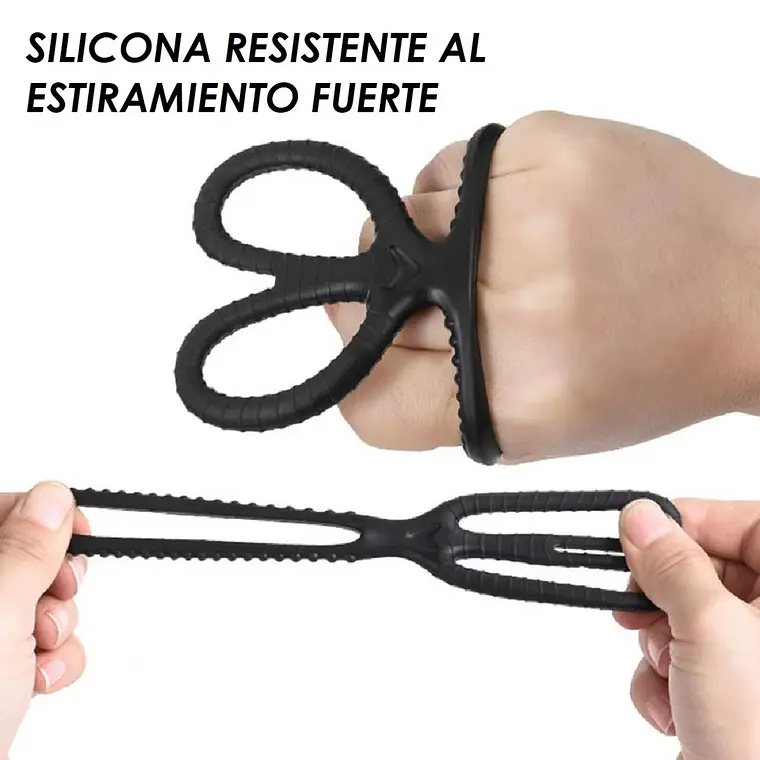 Anillo Retardante Masculino de Silicona tipo Tijera 4