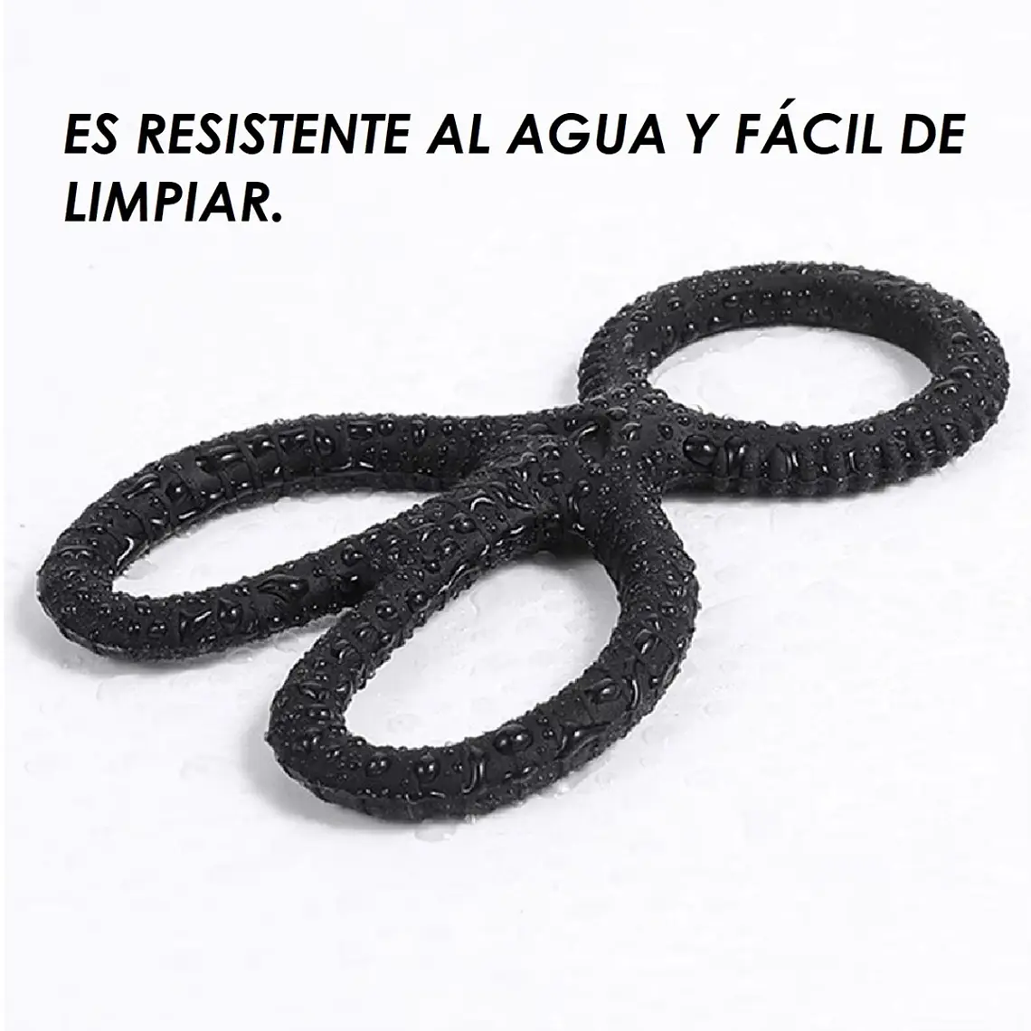 Anillo Retardante Masculino de Silicona tipo Tijera 5
