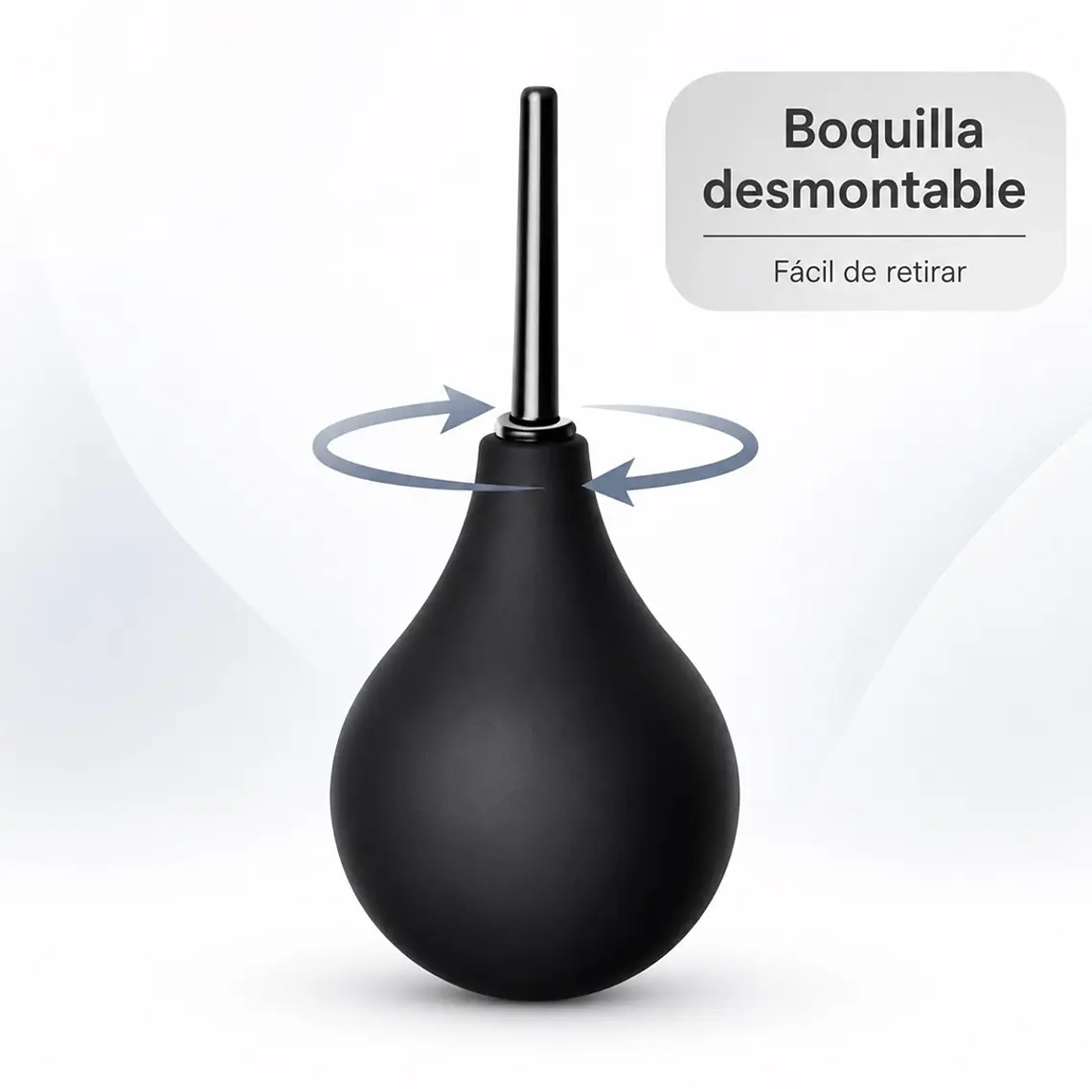 Ducha Enema Anal de Silicona 224 ml – Higiene Íntima Previa al Sexo Anal 3