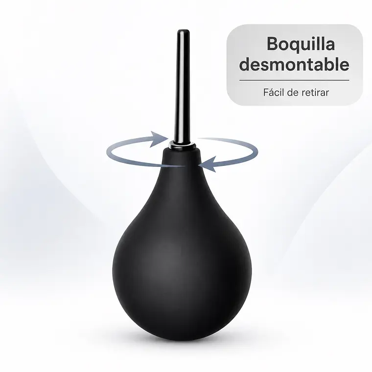 Ducha Enema Anal de Silicona 224 ml – Higiene Íntima Previa al Sexo Anal 3