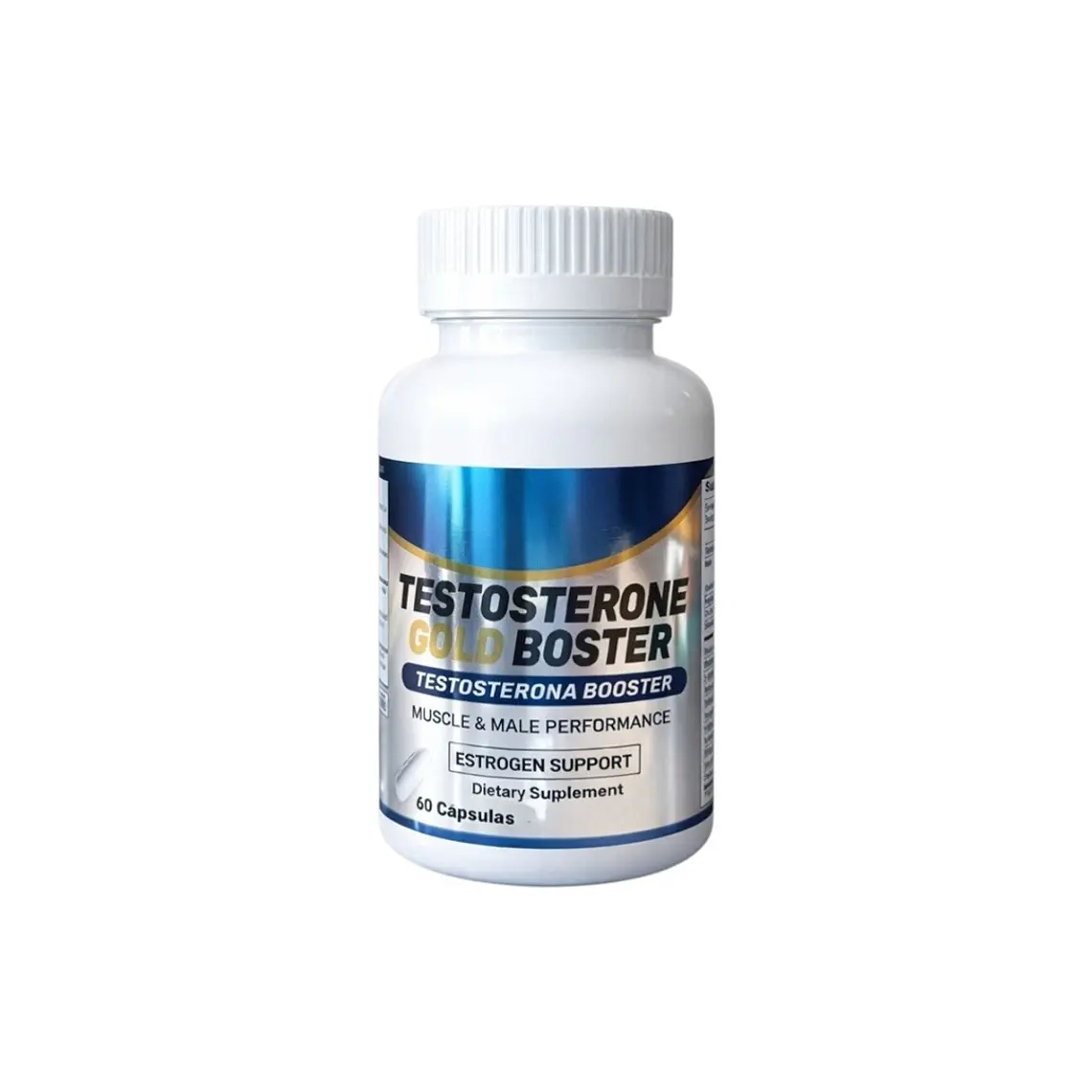 Capsulas Testosterone Gold Booster – Suplemento Masculino 60 cápsulas 1
