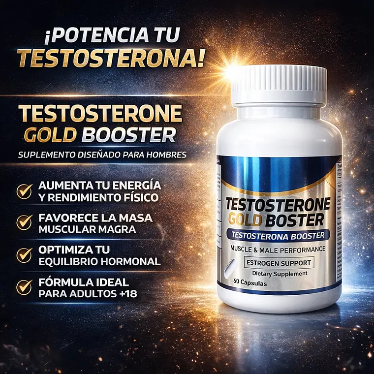 Capsulas Testosterone Gold Booster – Suplemento Masculino 60 cápsulas 2