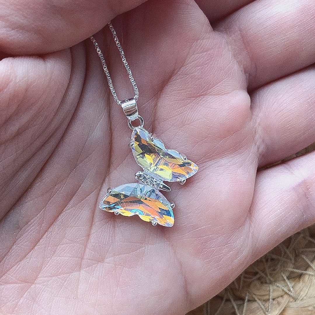 Collar Mariposa Cristal 1