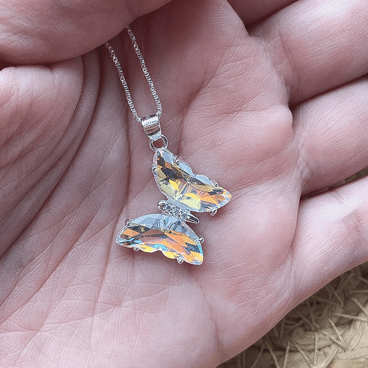 Collar Mariposa Cristal 1