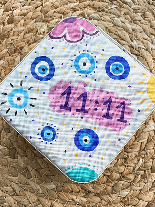 Joyero Cuadrado Pintado a Mano