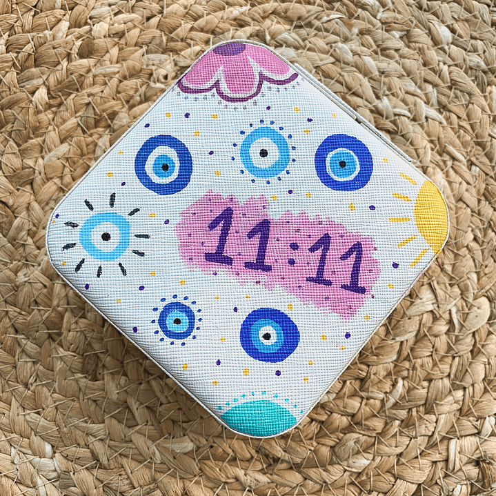 Joyero Cuadrado Pintado a Mano 1