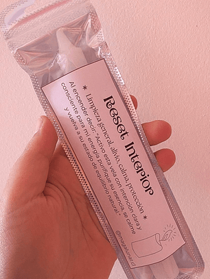 Vela de Sal Conjurada Reset Interior