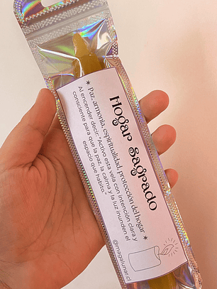 Vela Palo Santo Hogar Sagrado