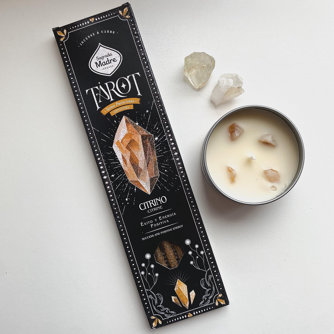 Sahumerio Tarot Gemas Citrino 1