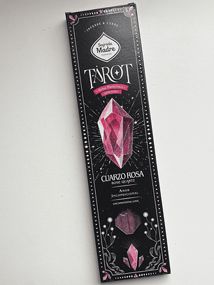 Sahumerio Tarot Gemas Cuarzo Rosa