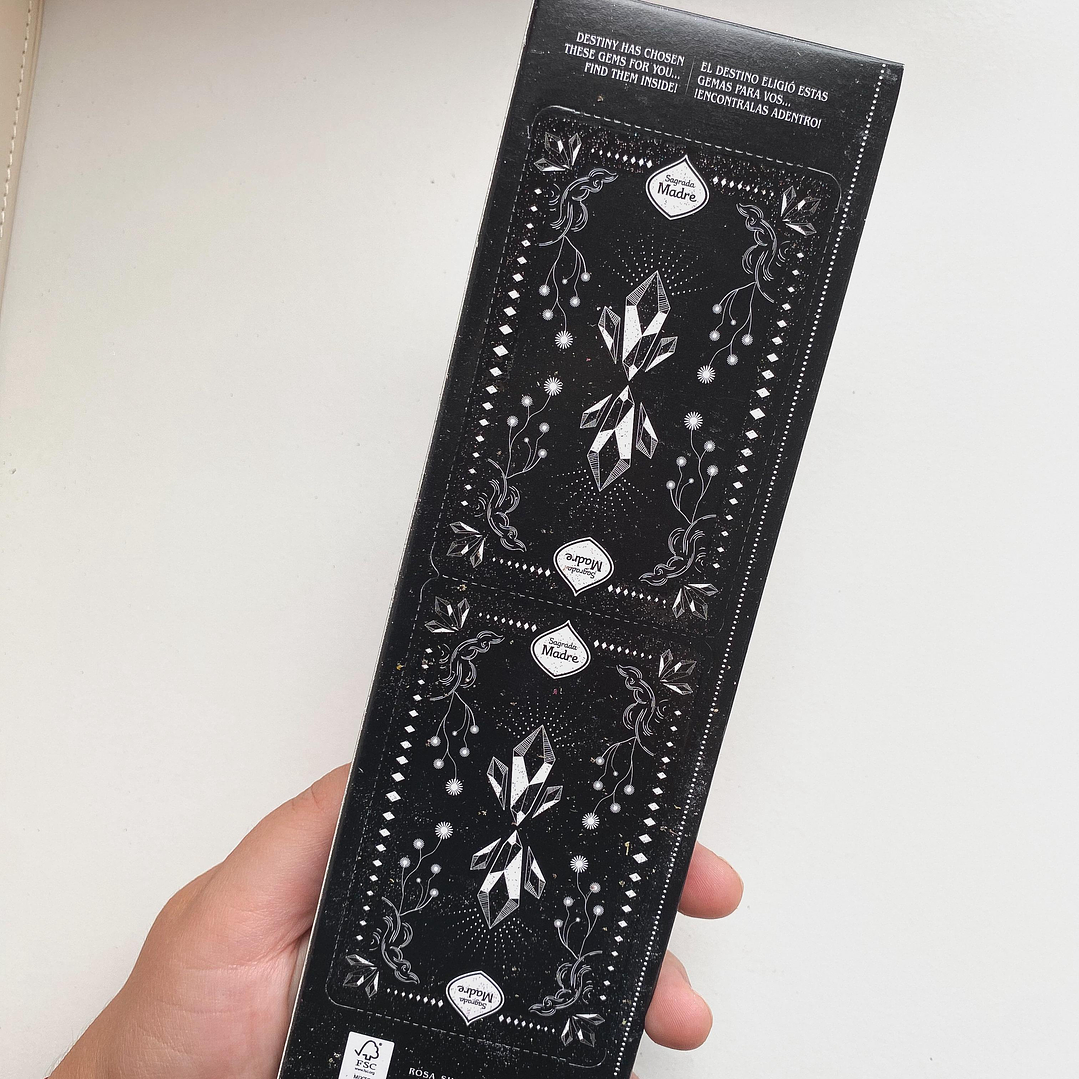 Sahumerio Tarot Gemas Cuarzo Rosa 3