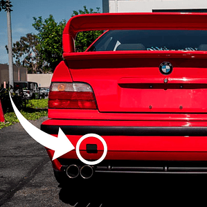 BMW E36 - Tampa do Gancho de Reboque Traseiro