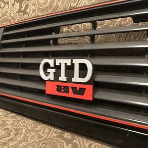 Emblema Golf 2 GTD 8v para Grelha 🏎️