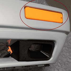 VW Golf MK2 - Placa Dummy de Indicadores (Direito e Esquerdo conjunto)