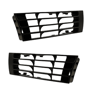 Conjunto de Grelhas Inferiores do Para-choques Frontal – Compatível com Audi A4 B5