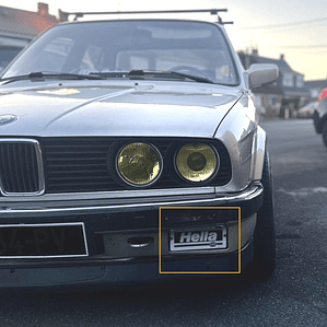 Tampa do Farol de Nevoeiro HELLA – BMW E30 – Conjunto