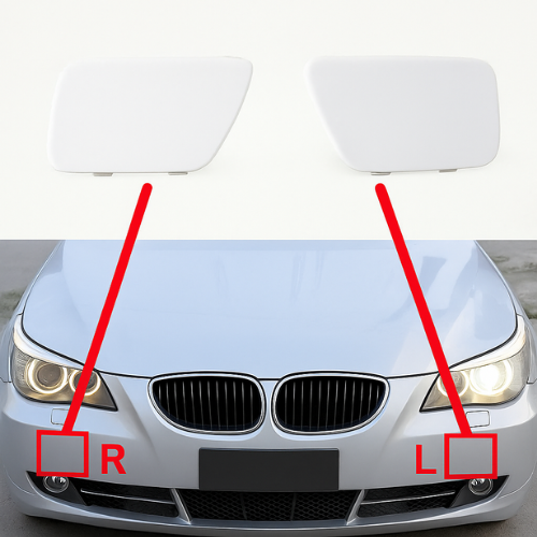 BMW Série 5 E60 / E61 – Conjunto de Tampas de Lava-Faróis (2005) 1
