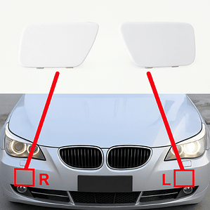 BMW Série 5 E60 / E61 – Conjunto de Tampas de Lava-Faróis (2005)