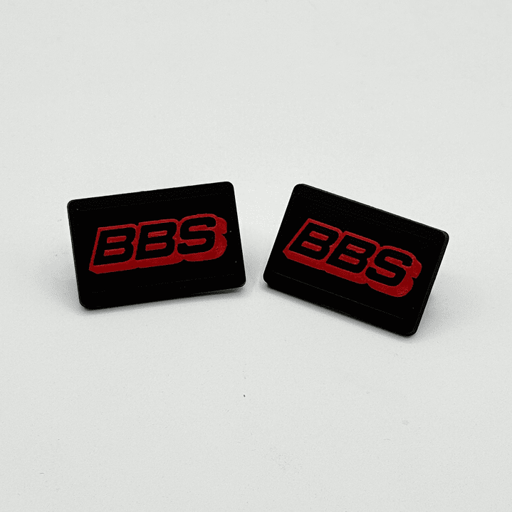 Conjunto de Emblemas “BBS” para Guarda‑Lamas – VW Golf e Jetta MK2 2