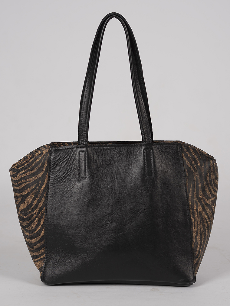 Cartera Dominga Cebra Negra 1