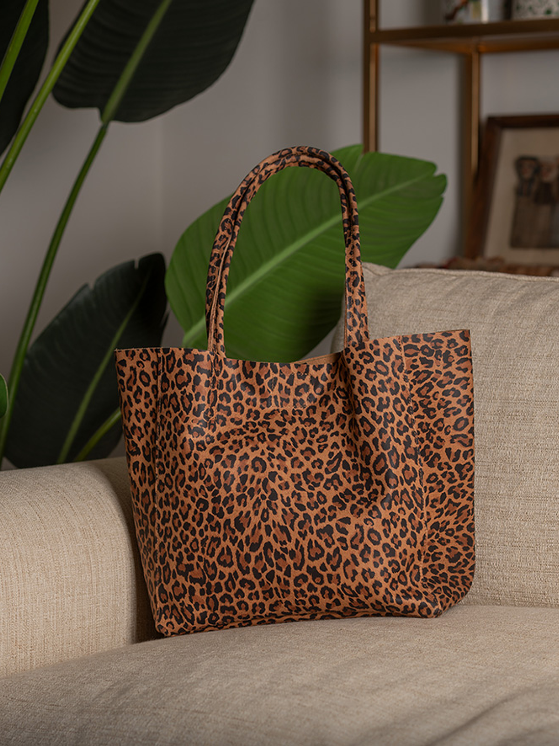 Cartera Antonia Leopardo Café 2