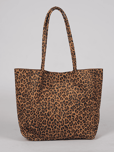 Cartera Antonia Leopardo Café