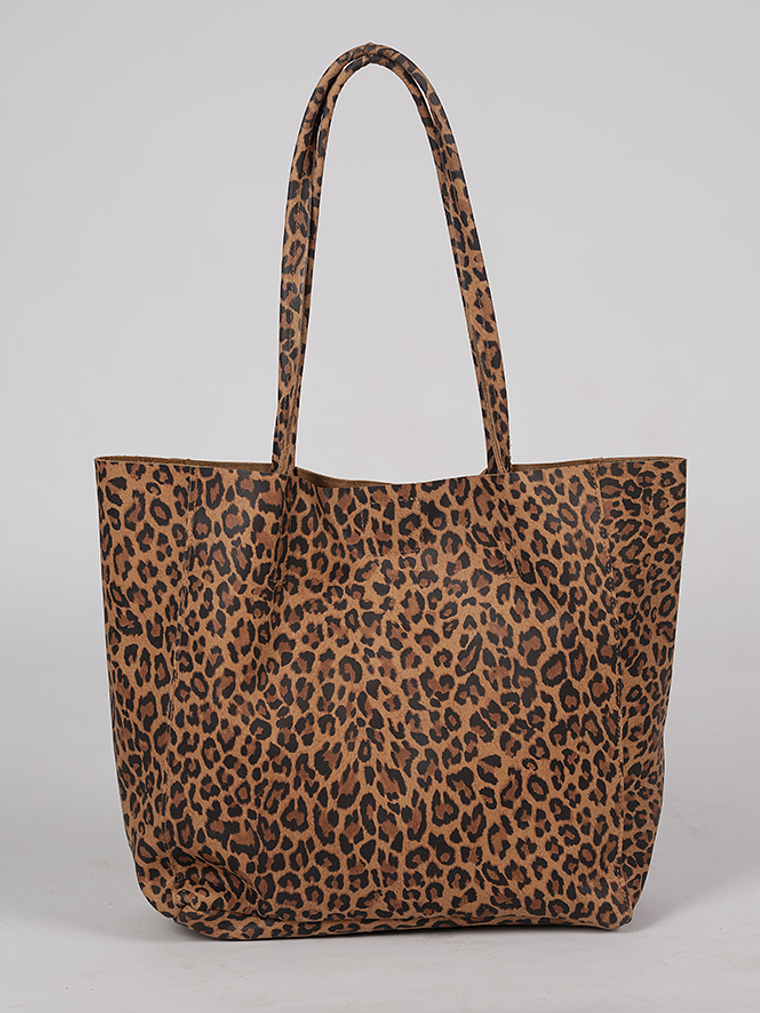 Cartera Antonia Leopardo Café 1