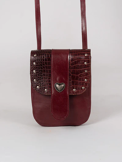 Cartera Julieta Guinda