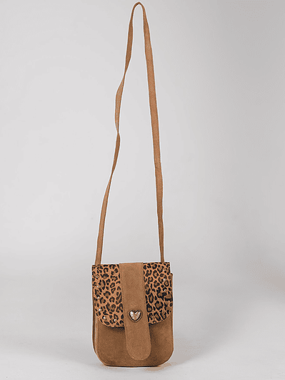 Cartera Julieta Café Print