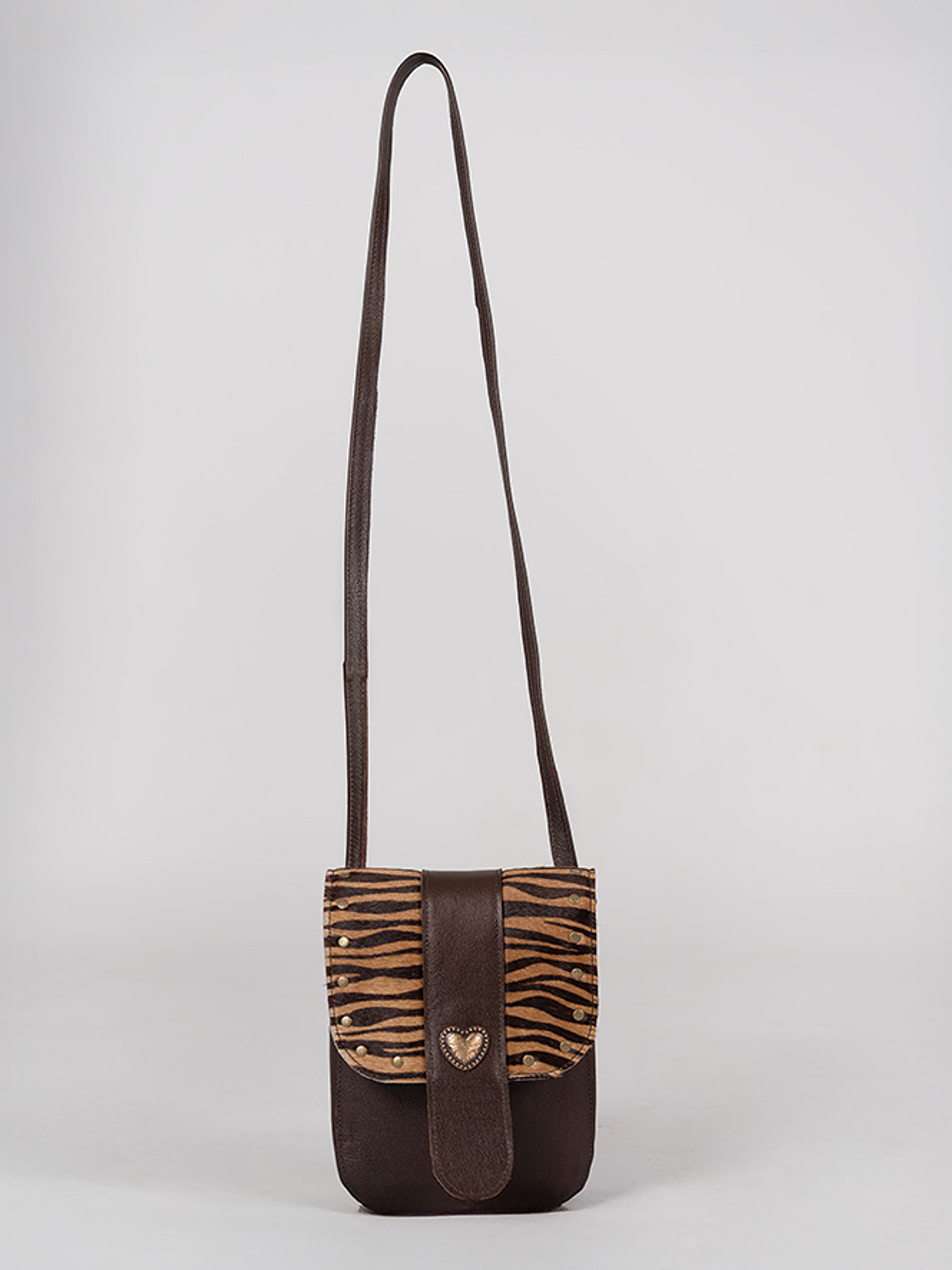 Cartera Julieta Chocolate Cebra 2