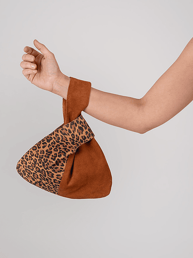 Cartera Josefa Leopardo Café