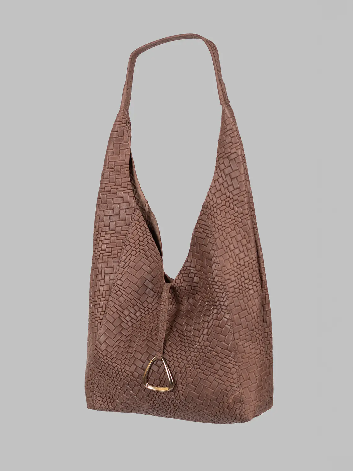 Cartera Sofia Café Moro Trenzado  2