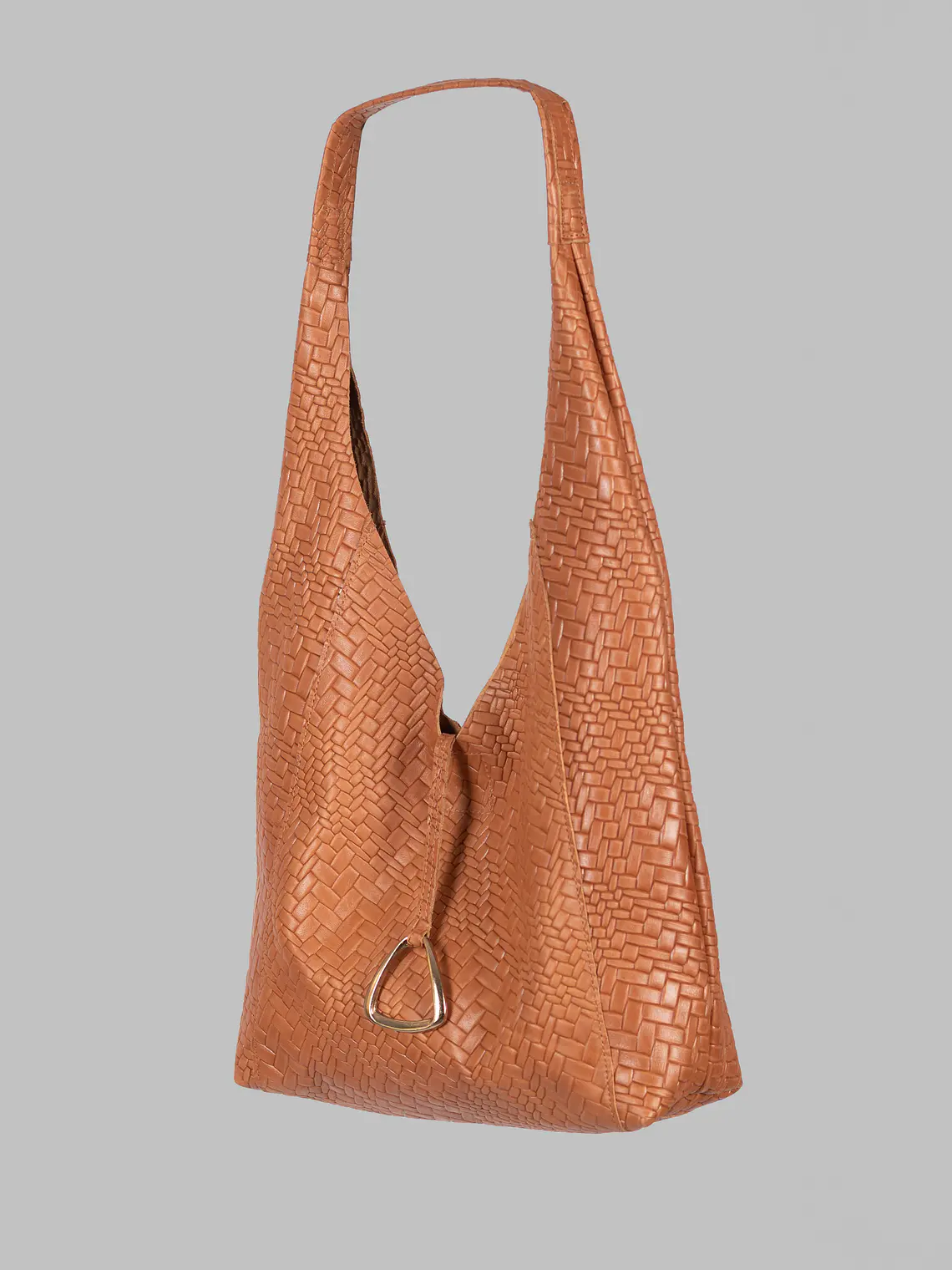 Cartera Sofia Café Trenzado  2