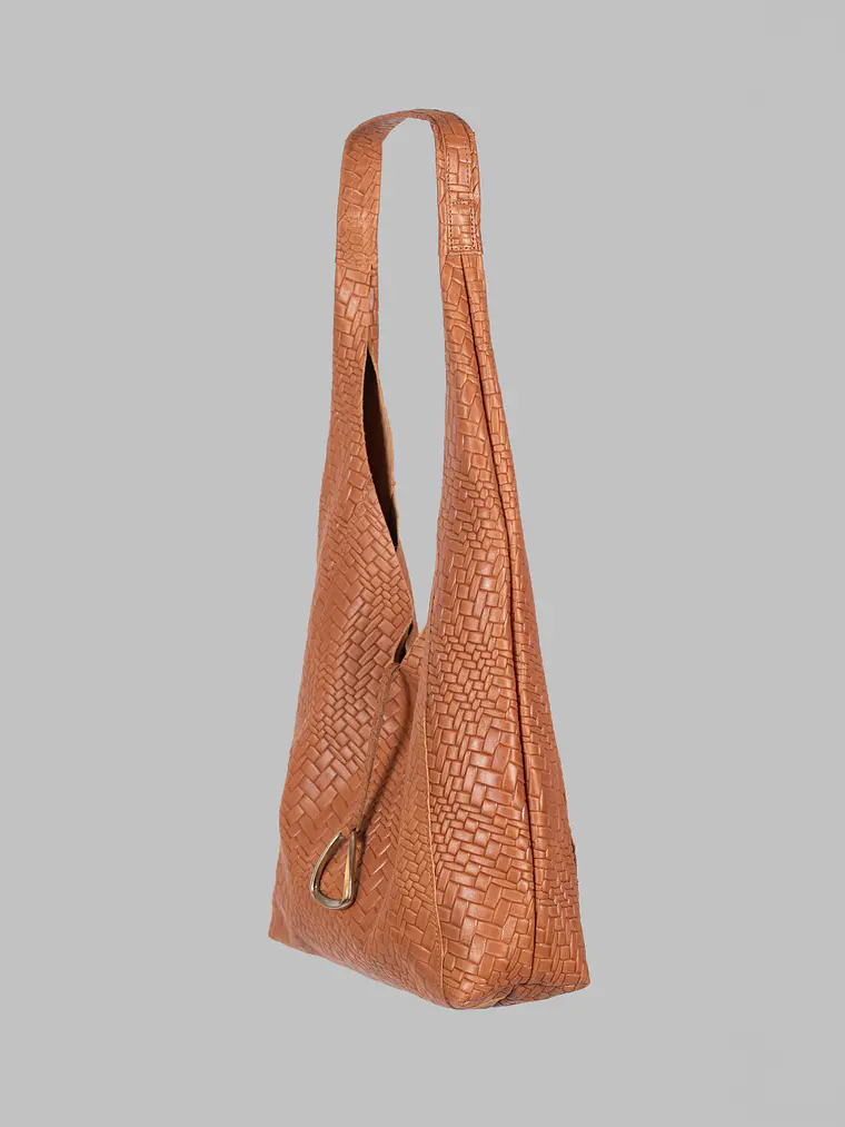 Cartera Sofia Café Trenzado  3