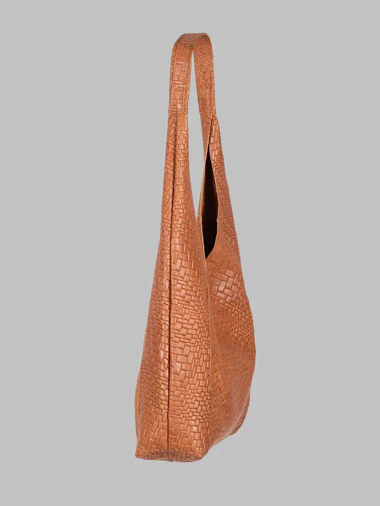 Cartera Sofia Café Trenzado  5