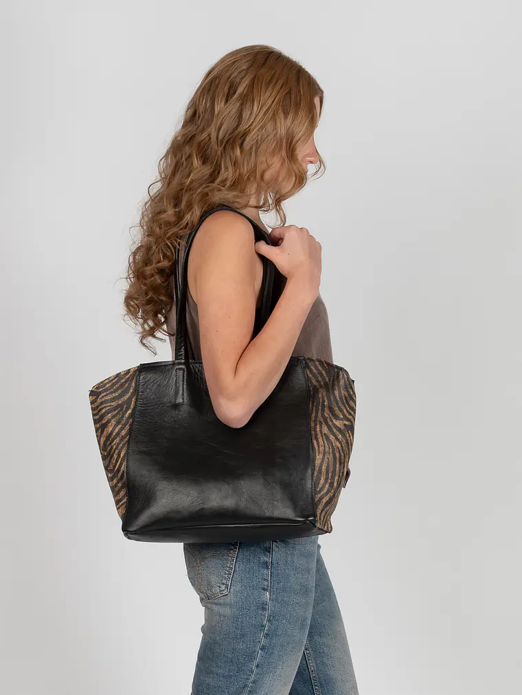Cartera Dominga Negra - Cebra Café 2