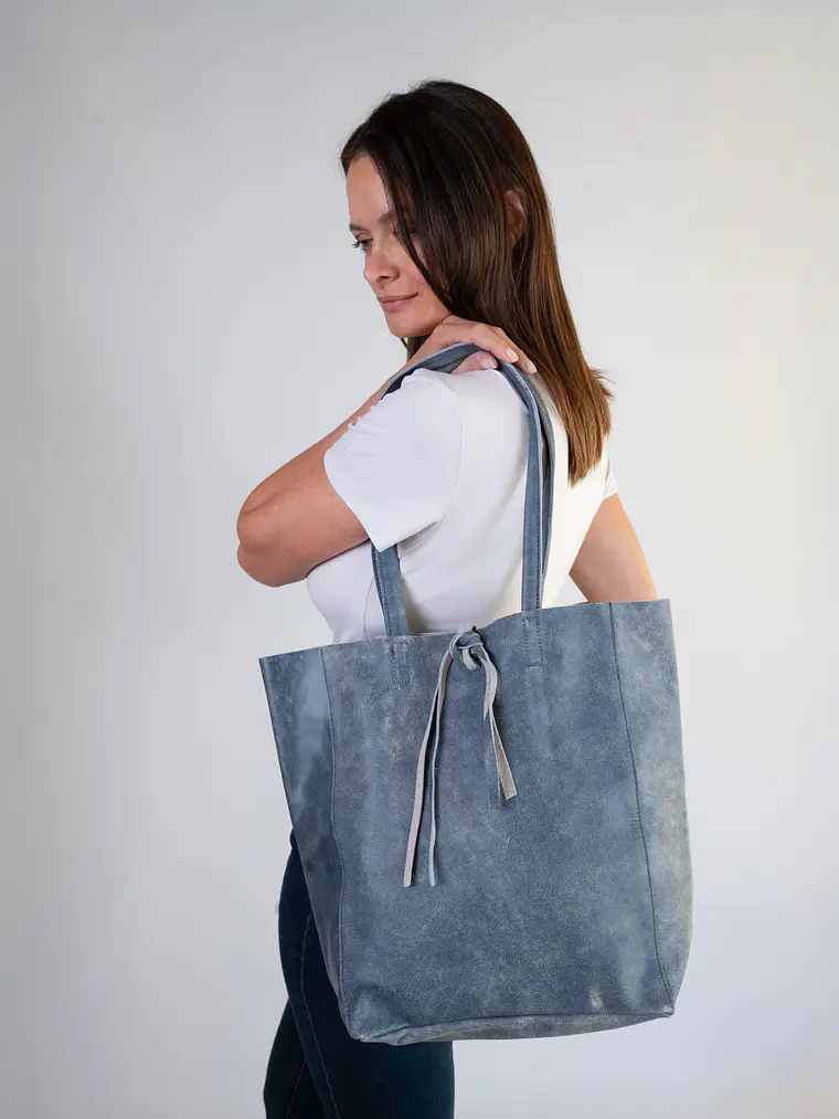 Cartera Martina Azul Piedra 2