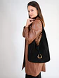Cartera Sofía Negro Gamuza - Miniatura 2